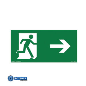 PLACA INDICAÇÃO DE SAIDA DE EMERGENCIA