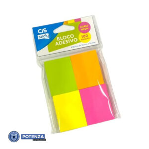 BLOCO ADESIVO CIS ST0100 NEON