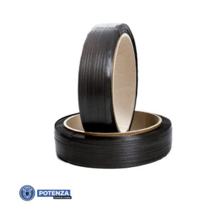 ROLO DE FITA PET MANUAL PRETA 16MM
