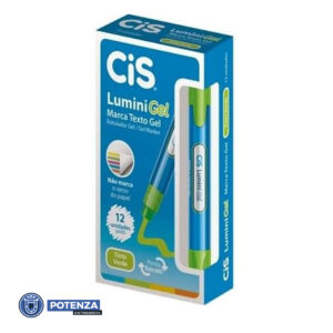 MARCA TEXTO CIS LUMINI GEL AMARELO E VERDE